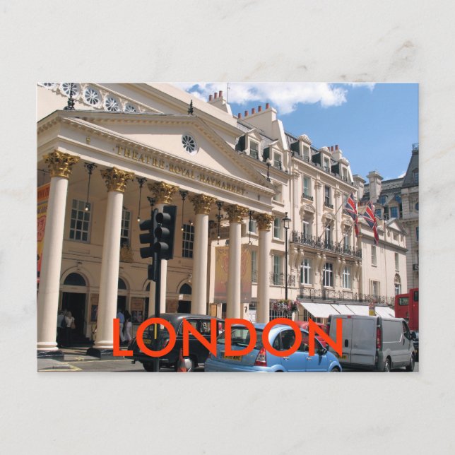 Theatre Royal Haymarket London UK postcard (Front)