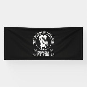 Theatre Singer Broadway Banner