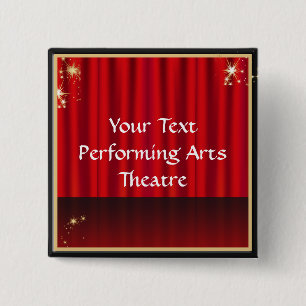 Theatre Stage Curtain Performance Costum Button