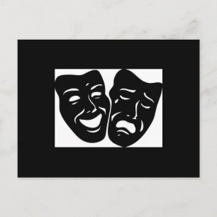 Theatre Symbol Postcard
