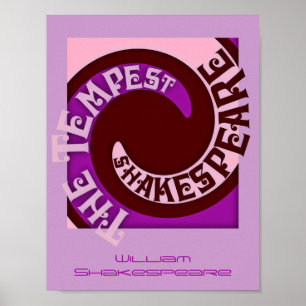 Theatre The Tempest Play Promo William Shakespeare Poster