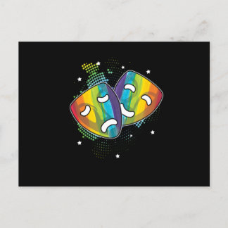 Theatre Theatre Movie Actor Actress Rainbow LGBT G Postcard