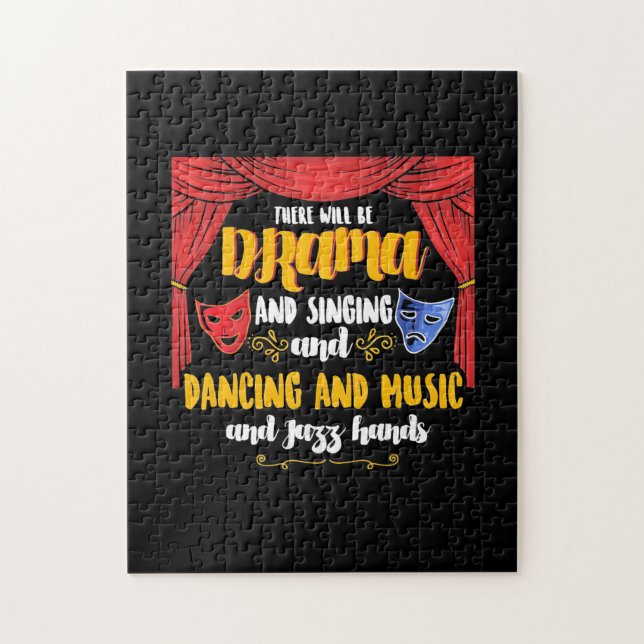 Theatre There will Be Drama Jigsaw Puzzle (Vertical)