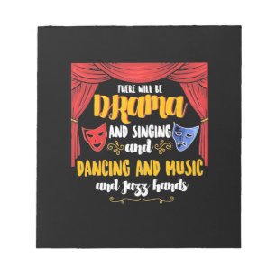 Theatre There will Be Drama Notepad