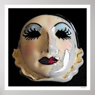 Theatrical Mask Poster