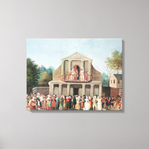 Theatrical Performance at the Saint-Laurent Canvas Print