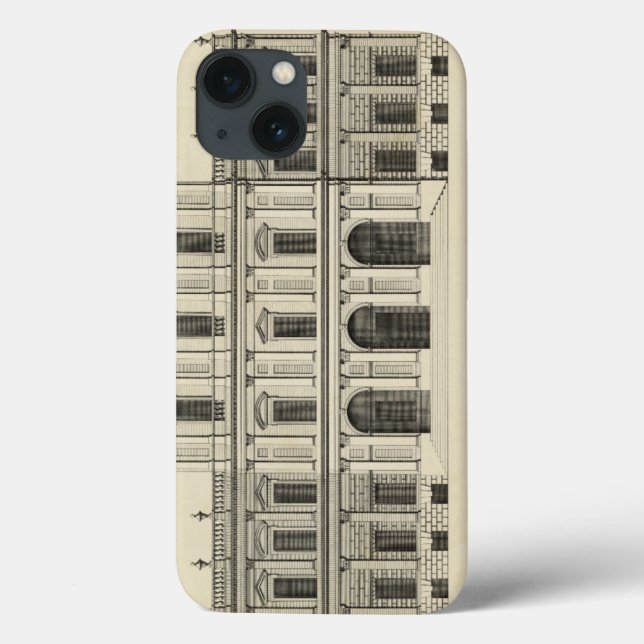 Theatrical Style Façade by Colen Campbell Case-Mate iPhone Case (Back)