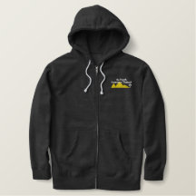 Thebaid Zippered Hoodie w/Embroidered Logo
