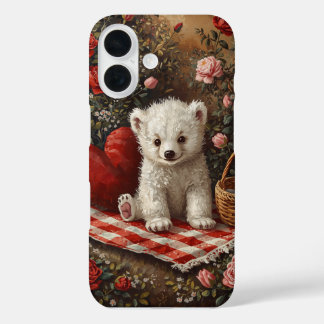 TheBearGuy The Sweet Valentine Picnic iPhone 16 Case