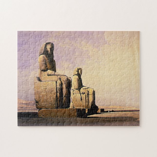 Thebes December 4th 1838 David Roberts / Haghe Art Jigsaw Puzzle (Horizontal)