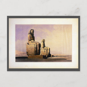 Thebes December 4th 1838 David Roberts / Haghe Art Postcard