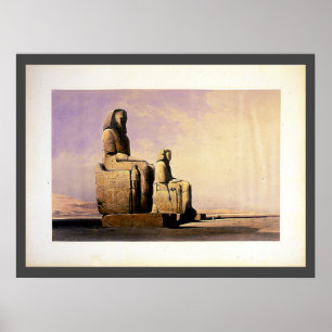 Thebes December 4th 1838 David Roberts / Haghe Art Poster