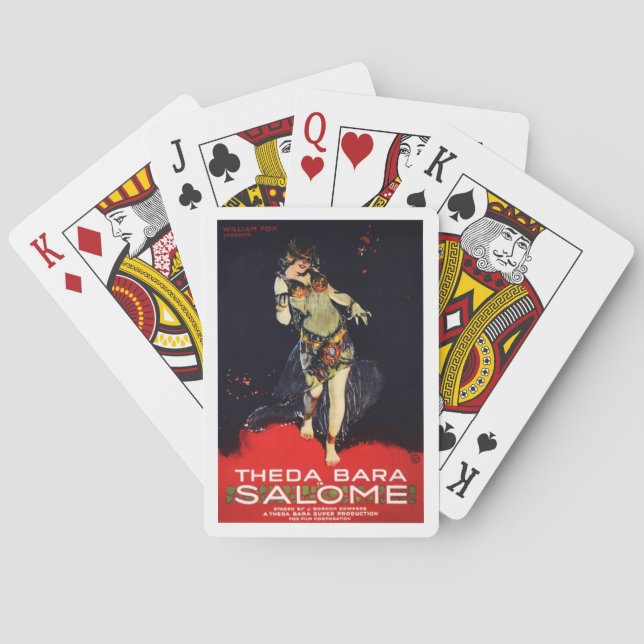 Theda Bara in Salome Playing Cards (Back)