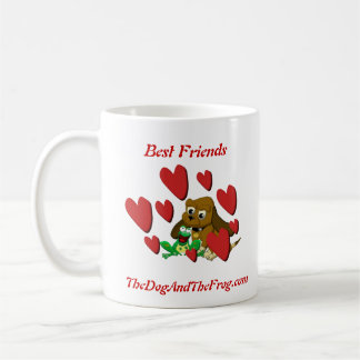 TheDogAndTheFrog.com Gifts Dog Frog Best Friends Coffee Mug