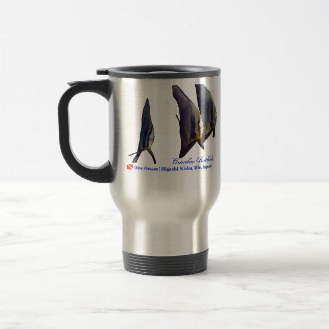 Thee Cute Longfin Batfish Travel Mug (Left)