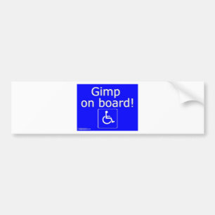 thegimpstore.com bumper sticker