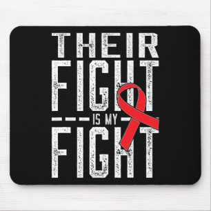 Their Fight is My Fight Blood Cancer Awareness  Mouse Pad