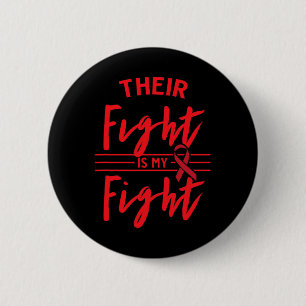 Their Fight Is My Fight Chd Heart Disease Awarenes 6 Cm Round Badge