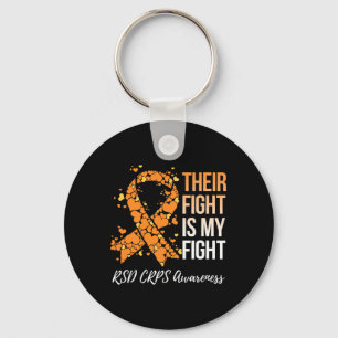 Their Fight Is My Fight Rsd Crps Awareness  Key Ring