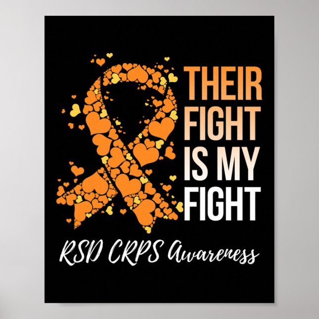 Their Fight Is My Fight RSD CRPS Awareness  Poster (Front)