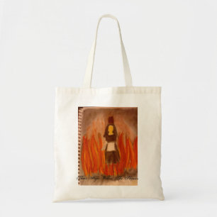 Their Hope Within the Flames book cover tote bag