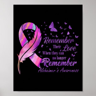 Their Love Alzheimerheimer's Awareness Poster