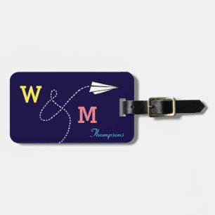 their personalised travel luggage tag
