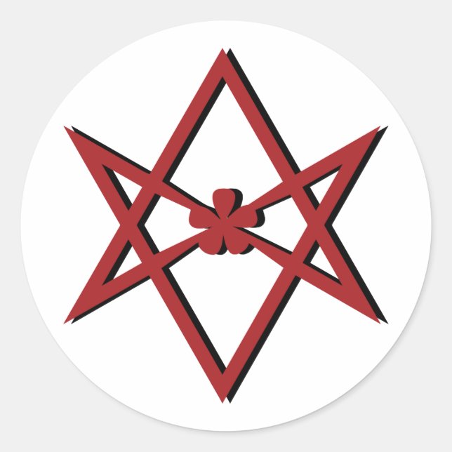 Thelema Symbol Classic Round Sticker (Front)