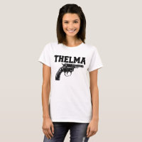 Thelma and Louise GUN image Set of Unisex Grey tri