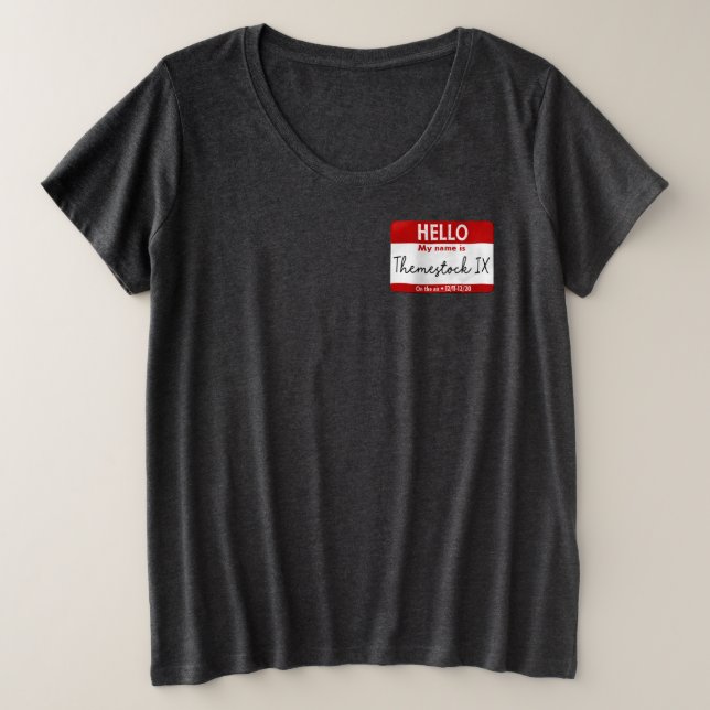 Themestock IX Plus-Size T-shirt Plus Size T-Shirt (Design Front)