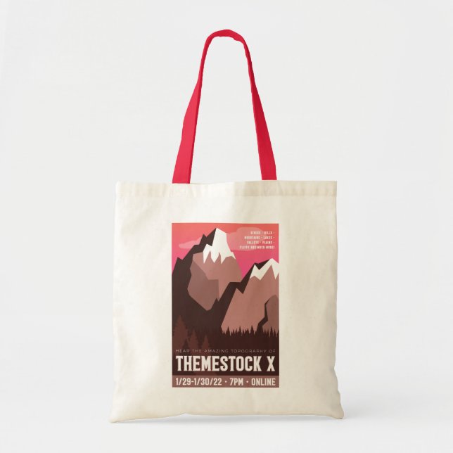 Themestock X tote bag (Front)