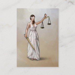 Themis - Lady Justice Business Card