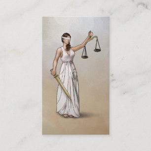 Themis - Lady Justice Business Card
