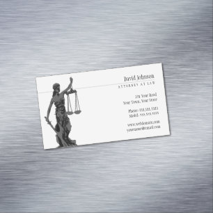 Themis   Law Office Magnetic Business Card