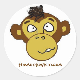 themonkeyisin.com Sticker