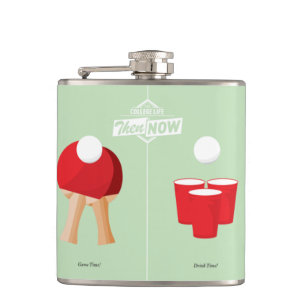 Then And Now: Ping Pong Hip Flask