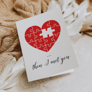 Then I met you romantic Valentine's day card
