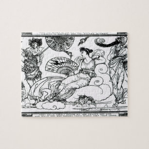 'Then The Queen of the Air Fluttered into The Room Jigsaw Puzzle