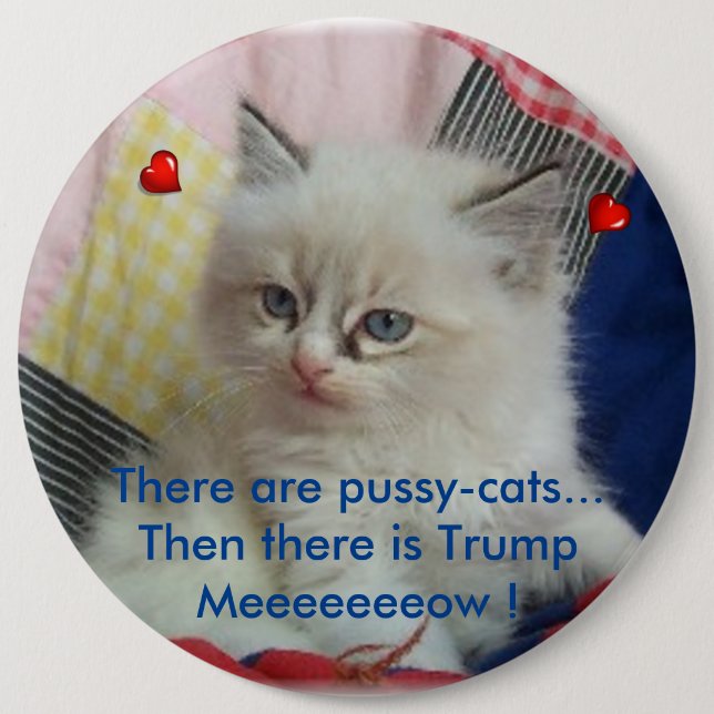 Then there is Trump 6 Cm Round Badge (Front)