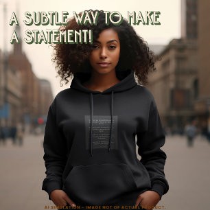 Then they came for you... Quote-inspired Activist Hoodie