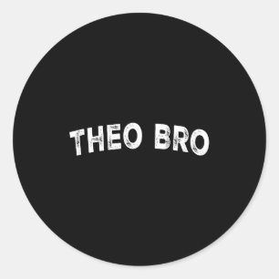 Theo Bro  Classic Round Sticker