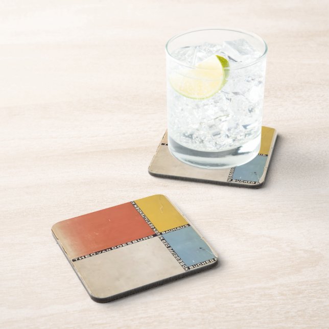 Theo Doesburg : Cover of a book Coaster (Right Side)