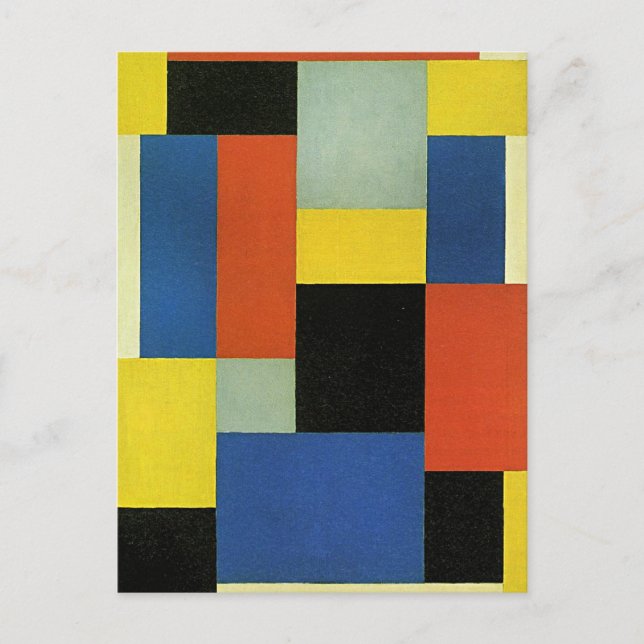 Theo van Doesburg, Composition XX,  Postcard (Front)