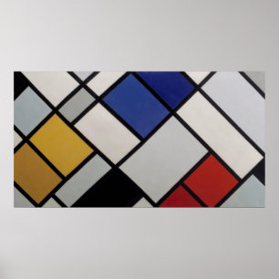 Theo van Doesburg Contra-Composition XVI Poster
