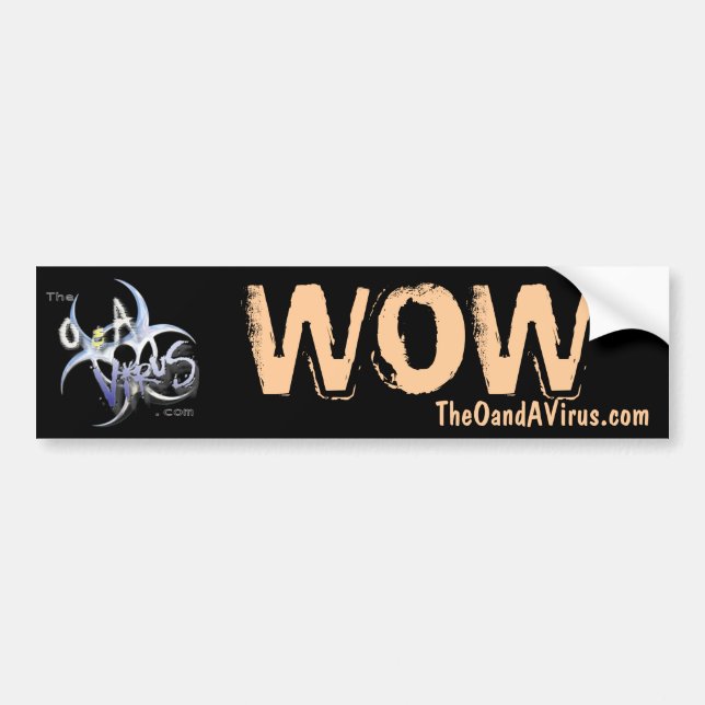 TheOandAVirus.com Custom Wow Sticker (Front)