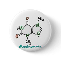 Theobromine (Chocolate Alkaloid) Button - Colour