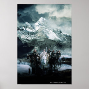 Theoden and the Fellowship Poster