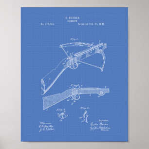 Theodolite 1897 Patent Art Blueprint Poster
