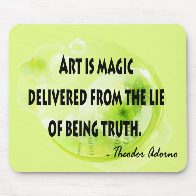 Theodor Adorno Mouse Pad (Front)