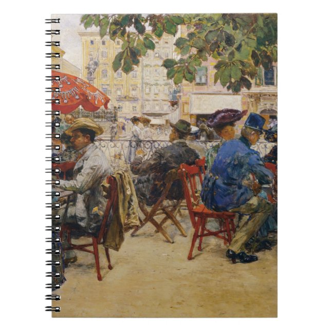 Theodor Josef Ethofer Cafe Tomaselli Notebook (Front)